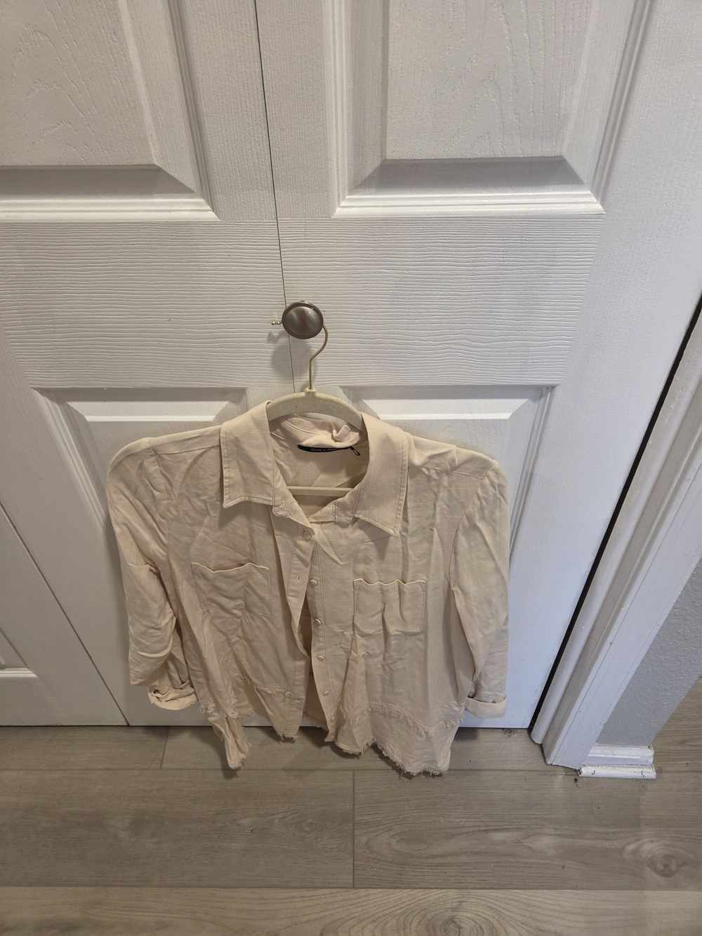 Doe & Rae Cream Button-Down Shirt